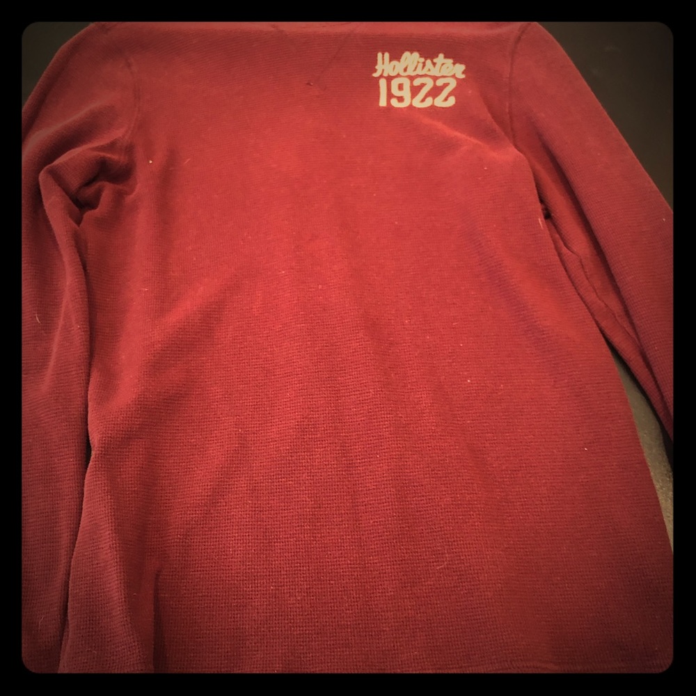 Vintage Hollister Long Sleeve Burnt Red/Maroon